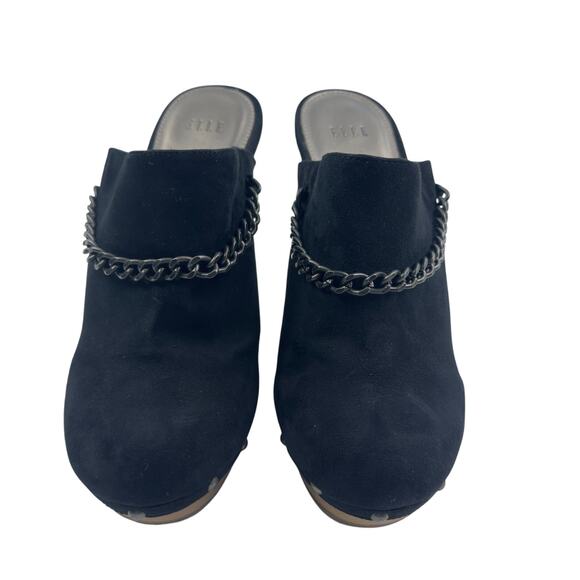 Elle Boho Sexy Hippie Femme Fatale Chain Detail Clog Heels Women's Size 9 - Picture 2 of 12